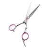 Inzopo Pink Silver Professional Stainless Steel Hair Cutting Thinning Scissors Hairdressing Tool 6.5" - Cutting, 6.5 inch Cutting view 1