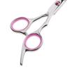 Inzopo Pink Silver Professional Stainless Steel Hair Cutting Thinning Scissors Hairdressing Tool 6.5" - Cutting, 6.5 inch Cutting view 4