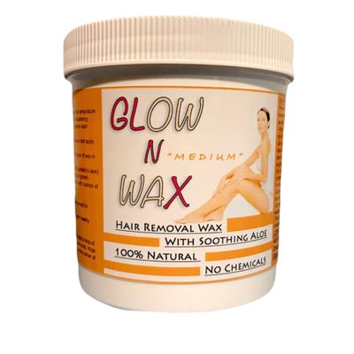 Bikni Sugar wax for hair removal 18 Oz, with 10 strips, sugaring waxing kit