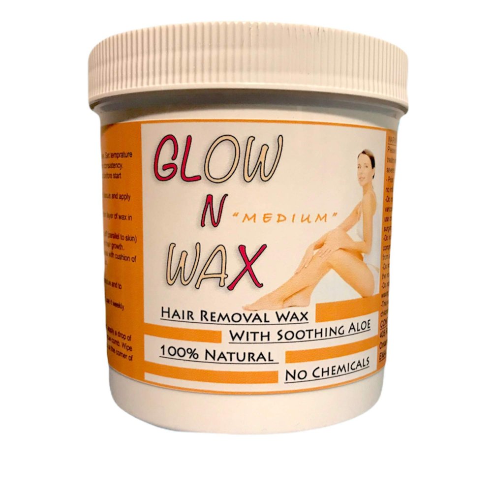 Bikni Sugar wax for hair removal 18 Oz, with 10 strips, sugaring waxing kit