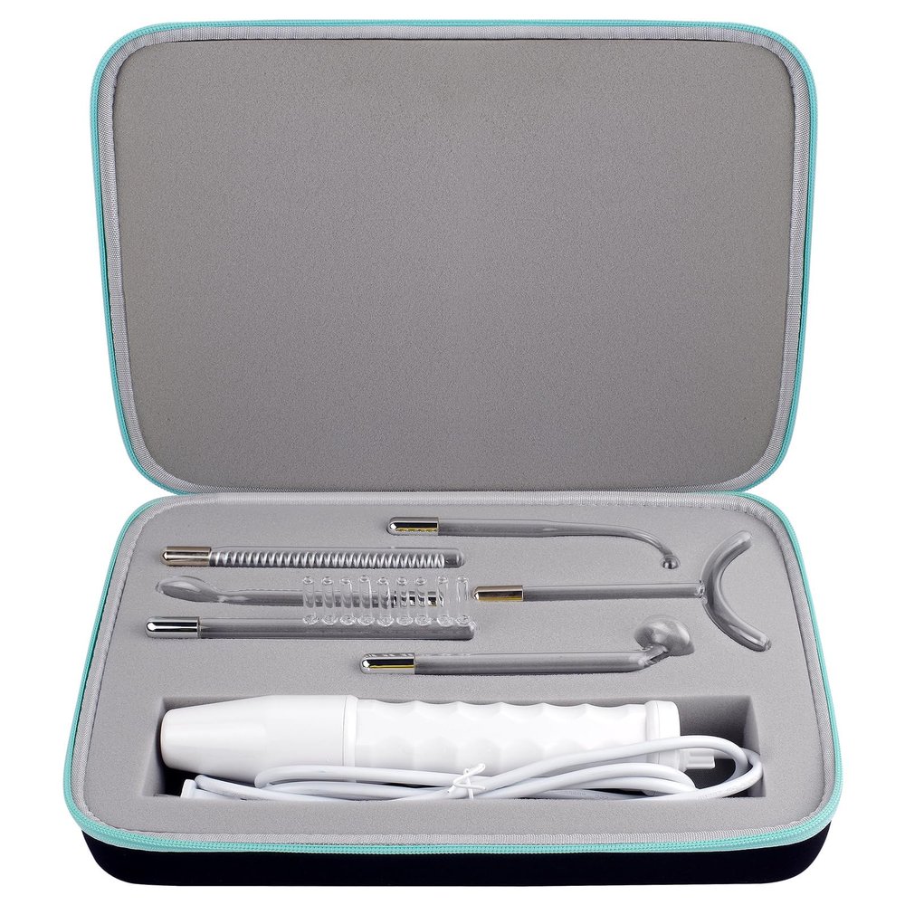 GWCASE Case Compatible with NuDerma/for Houzzi/for UUPAS/for DARSONVAL/for TUMAKOU/for NewWay High Frequency Wand - Portable Handheld Professional Skin Machine (Only Box)