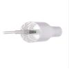 24-410 Smooth Skirt Fine Mist Fingertip Sprayer. With Clear Overcap. 6.875 inch Dip Tube. (WHITE, 50) view 4
