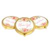 Andaz Press Gold Compact Pocket Makeup Mirror Wedding Gift, English Garden Florals, Flower Girl, 1-Pack, Girls Women Bachelorette Bridal Shower Wedding Party Gifts view 4