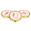 Andaz Press Gold Compact Pocket Makeup Mirror Bridesmaid's Wedding Gift, English Garden Florals, Monogram Letter Q, 1-Pack, Girls Women Bachelorette Bridal Shower Wedding Party Gifts view 4