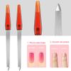 12 Pcs Metal Nail File 6.7 Inch Stainless Steel Nail File Double Sides with Anti Slip Handle Fingernails Toenails Manicure Tool for Woman and Men(Brown) view 4