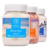 Bath Salts Set 42 Oz - Epsom Salt - Himalayan Pink Salt - Dead Sea Salt - 100% Pure & Natural - Best for Good Sleep - Beauty - Bathing - Body Care - Wellness - Relax - Aromatherapy - Spa view 1