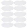 Beaupretty 50pcs Hairdressing Face Covers Transparent Protective for Hair Cutting Salon Use and Daily Grooming Prevents Hair from Sticking to Face Convenient and Odor view 1