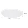 Beaupretty 50pcs Hairdressing Face Covers Transparent Protective for Hair Cutting Salon Use and Daily Grooming Prevents Hair from Sticking to Face Convenient and Odor view 2