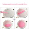 60 pcs PVA Compressed Facial Sponge Makeup Removal Wash Face Sponge Pads Pink view 3