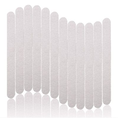 40pcs Wooden Nail Files 180/240 Grit for Natural Nail, Bending Without Breaking