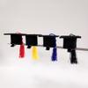 PRETYZOOM 2022 Graduation Hairpins Mini Doctoral Cap Hair Clip Party Decoration 4pcs (Blue) view 4