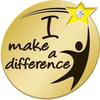 I Make A Difference Gem Pins, I Make A Difference Pin, 10 Pack view 1