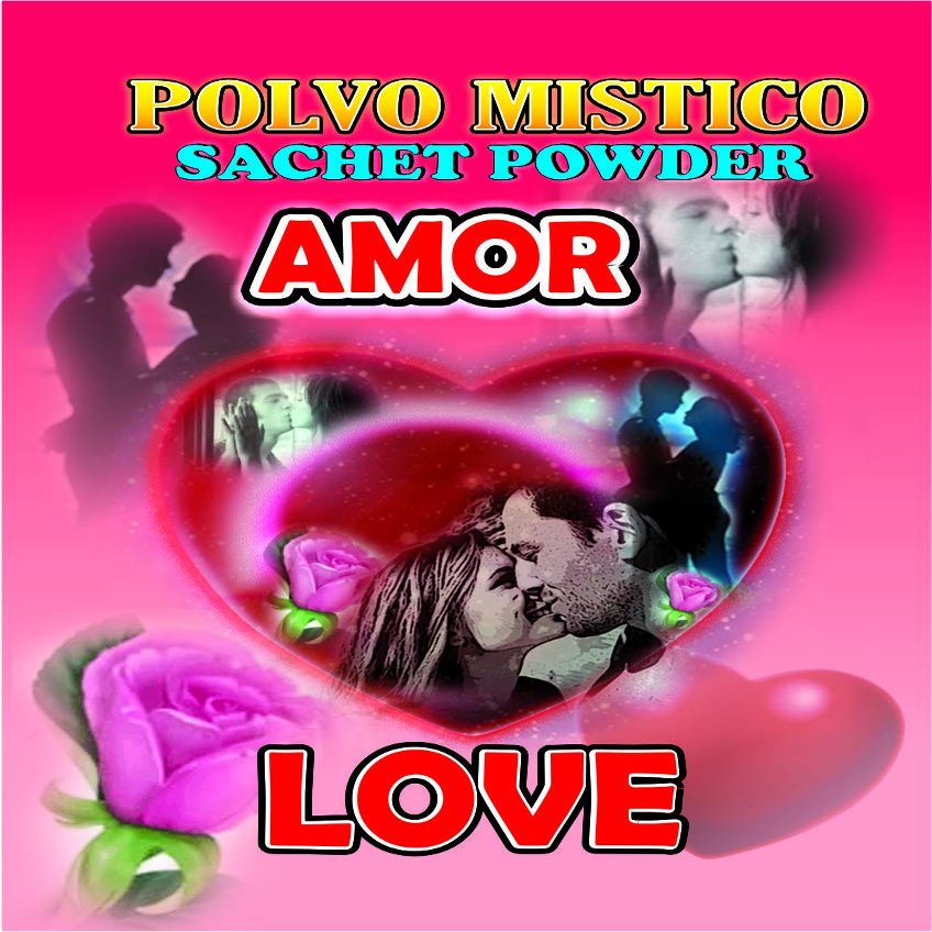 6 PIECES BRYBRADAN LOVE POWDER/AMOR POLVO EN BOLSA 1/2 OZ 14 GR