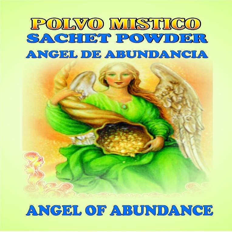 3 PIECES BRYBRADAN ANGEL OF ABUNDANCE POWDER/ANGEL DE ABUNDANCIA POLVO EN BOLSA 1/2 OZ 14 GR