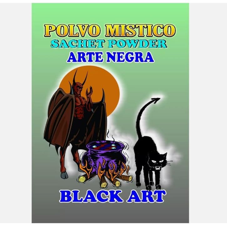 12 Pieces BRYBRADAN Black Art Powder/ARTE Negra POLVO EN Bolsa 1/2 OZ 14 GR (Black Art, 12)
