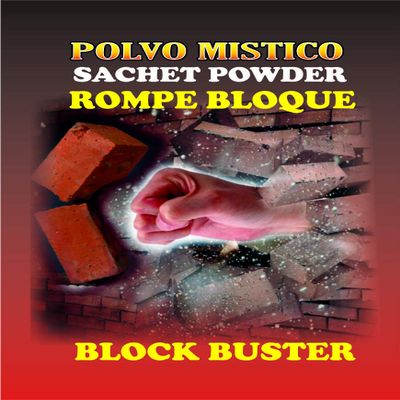 3 PIECES BRYBRADAN BLOCK BUSTER SACHET POWDER/ROMPRE BLOQUE POLVO EN BOLSA 1/2 OZ 14 GR