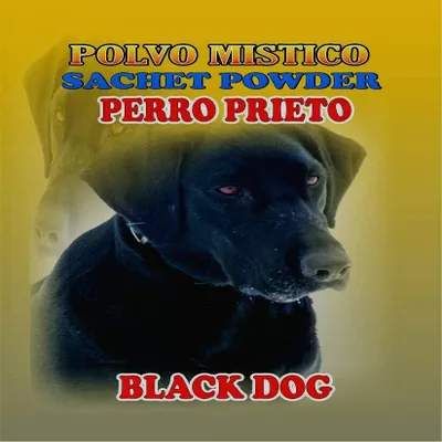 12 PIECES BRYBRADAN BLACK DOG SACHET POWDER/PERRO PRIETO POLVO EN BOLSA 1/2 OZ 14 GR
