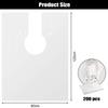 200 Pieces Disposable Barber Haircut Cape Transparent Waterproof Hair Styling Salon Cape Hairdressing Apron Hairdresser Smock Household Salon Cloak, 35.43 x 47.24 inch view 2