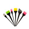 6pcs Silicone Hair Dyeing Brush Professional Coloring Applicator Tool Kit Hair Tinting Tool (Random Color) view 1