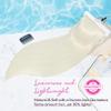 REECHO 26" Straight Super Long 4 PCS Set Thick Clip in on Hair Extensions White Blonde view 2