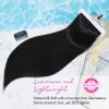 REECHO 28" Straight Super Long 4 PCS Set Thick Clip in on Hair Extensions Natural Black view 2