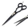 Professional Barber Scissors 6.5'' Black Hair Cutting Hairdressing Shears Styling Sharp Razor Blades view 1