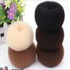 AnHua 2 Pcs Mesh Hair Shaper Styler Donut Former Ring Bun Maker Twist Tool DIY Foam Shaper (Black) view 4