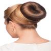 AnHua 2 Pcs Mesh Hair Shaper Styler Donut Former Ring Bun Maker Twist Tool DIY Foam Shaper (Beige) view 2