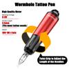 Wormhole Tattoo Machine Kit 20 Cartridge Needles Rotary Tattoo Practice Machine Kit Complete Tattoo Gun Kit 10 Tatttoo Ink for Beginners & Tattooist view 2