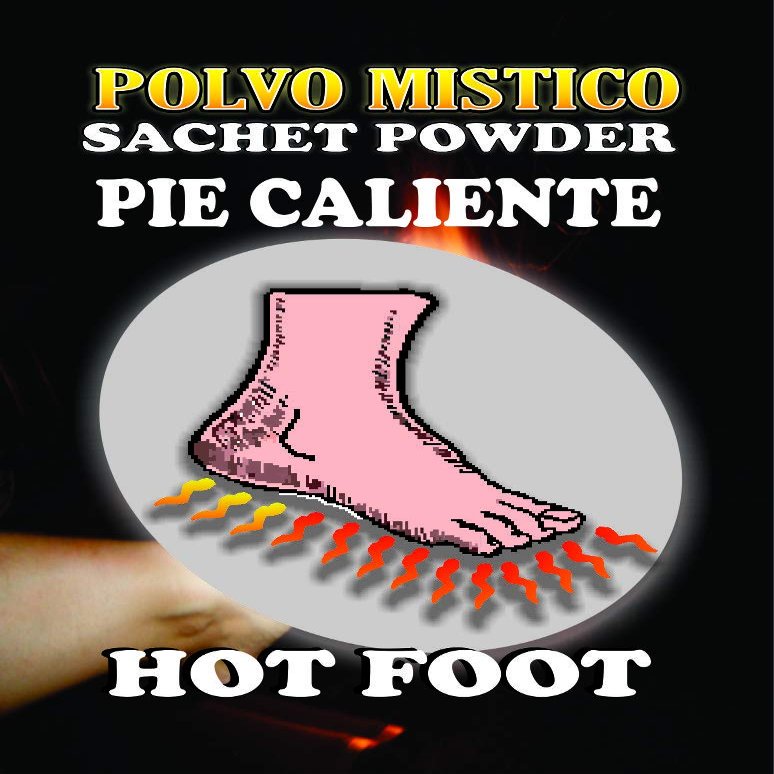 3 PIECES BRYBRADAN HOT FOOT SACHET POWDER/PIE CALIENTE POLVO EN BOLSA 1/2 OZ 14 GR