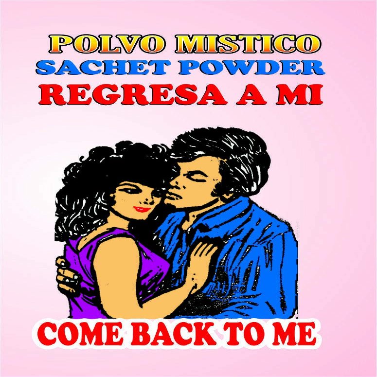 6 PIECES BRYBRADAN COME BACK TO ME SACHET POWDER/REGRESA A MI POLVO EN BOLSA 1/2 OZ 14 GR