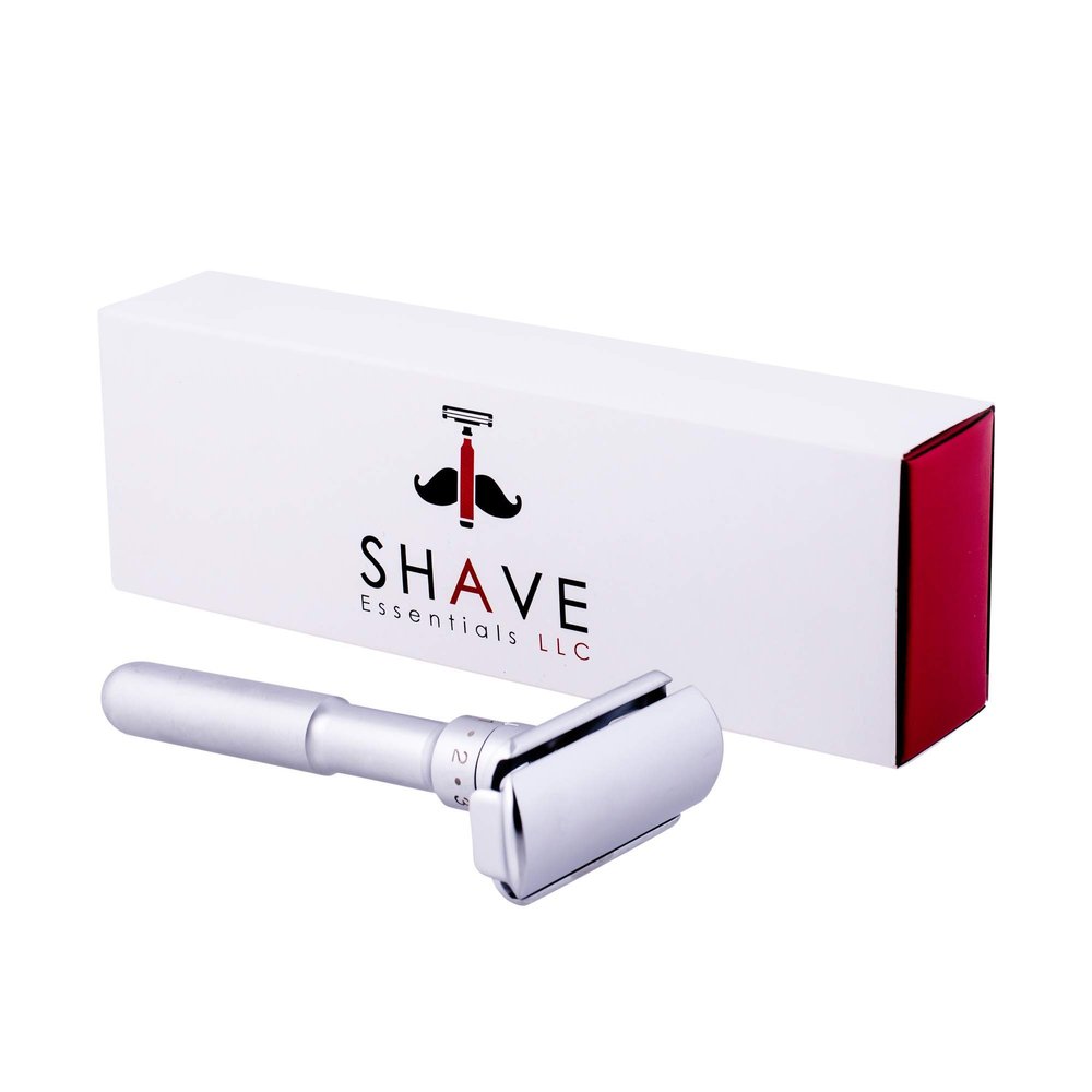Adjustable Double-Sided Safety Razor by Shave Essentials