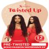 Outre X-PRESSION 24 Inch Pre-Twisted Premium Synthetic Fibers Braid Quick Long Lasting Protective Style Soft Texture Lightweight Crochet Loop - BOHO PASSION WATERWAVE (2T1B/425) view 3