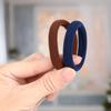 100PCS Large Cotton Seamless Hair Ties Bands, Ponytail Holders, Thick Hair Elastics for Thick Heavy and Curly Hair, 2 Inch in Diameter and 5 Colors by BAOLI view 3