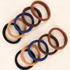 100PCS Large Cotton Seamless Hair Ties Bands, Ponytail Holders, Thick Hair Elastics for Thick Heavy and Curly Hair, 2 Inch in Diameter and 5 Colors by BAOLI view 4