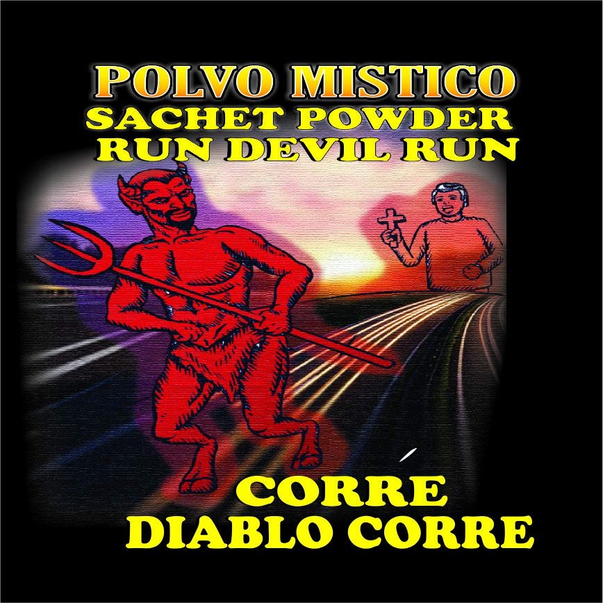 1 Piece BRYBRADAN Run Devil Run Powder/CORRE Diablo CORRE POLVO EN Bolsa 1/2 OZ 14 GR Black