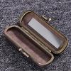 Cabilock Retro Velvet Lipstick Box with Mirror Compact Lip Balm Organizer Portable Makeup Case Travel Lipstick Holder view 2