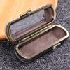 Cabilock Retro Velvet Lipstick Box with Mirror Compact Lip Balm Organizer Portable Makeup Case Travel Lipstick Holder view 3