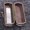 Cabilock Retro Velvet Lipstick Box with Mirror Compact Lip Balm Organizer Portable Makeup Case Travel Lipstick Holder view 4