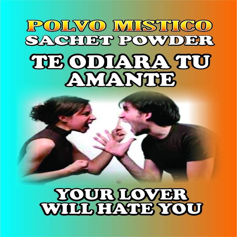 12 PIECES BRYBRADAN YOUR LOVER WILL HATE YOU SACHET POWDER/TE ODIARA TU AMANTE POLVO EN BOLSA 1/2 OZ 14 GR