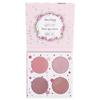 Beauty Bakerie Powder Blush Makeup Palette for Face & Cheeks, Matte and Metallic Highlighter Make up Set, 4 Highlight Shades, Cotton Candy Champagne view 1