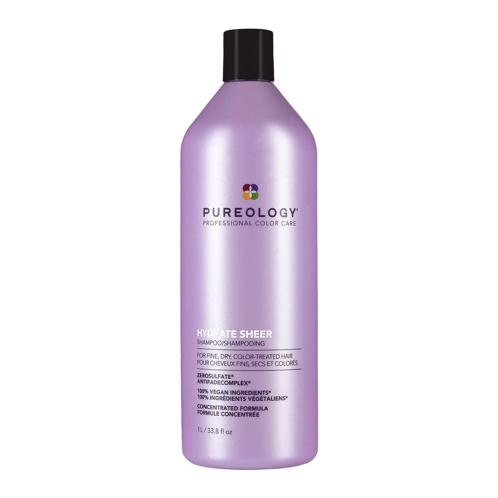 Pureology Hydrate Sheer Conditioner - Lightweight Hydrating Conditioner For Fine, Dry, Color-Treated Hair, 33.8 Fl Oz