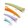 12PCS Colorful Plastic Metal Alligator Hair Clips Professional Hairdressing Salon Hair Barrettes Duck Bill Teeth Non Slip Clips for Hair Styling and Sectioning (Length -3in) view 2