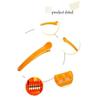 12PCS Colorful Plastic Metal Alligator Hair Clips Professional Hairdressing Salon Hair Barrettes Duck Bill Teeth Non Slip Clips for Hair Styling and Sectioning (Length -3in) view 4