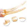 12PCS Plastic Metal Alligator Flower Hair Clips Professional Hairdressing Salon Hair Barrettes Translucent Duck Bill Teeth Hair Clips Non Slip Band Clips (Length - 3 Inch) view 3