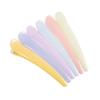 12PCS Candy colour Plastic Metal Alligator Bows Hair Clips Professional Hairdressing Salon Hair Barrettes Duck Bill Teeth Hair Clips Non Slip band Clips (Length -1.9 Inch) view 4