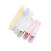 12PCS Hollow Candy Colour Plastic Metal Alligator Bows Hair Clips Professional Hairdressing Salon Hair Barrettes Duck Bill Teeth Hair Clips Non Slip band Clips (Length -3in) view 4