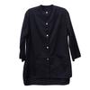 Beaupretty Womens Hair Salon Smock Jacket Black Salon Client Gown Robes Cape Hair Smock Cape Long Sleeve Black view 1