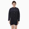 Beaupretty Womens Hair Salon Smock Jacket Black Salon Client Gown Robes Cape Hair Smock Cape Long Sleeve Black view 2