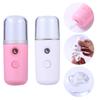 2pcs Mini Humidifier Facial Air Humidifier Mist Sprayer Aromatherapy Diffuser Hand Humidifier Face Diffuser Moisturizing Humidifier Portable Skin Care Moisturizer view 2